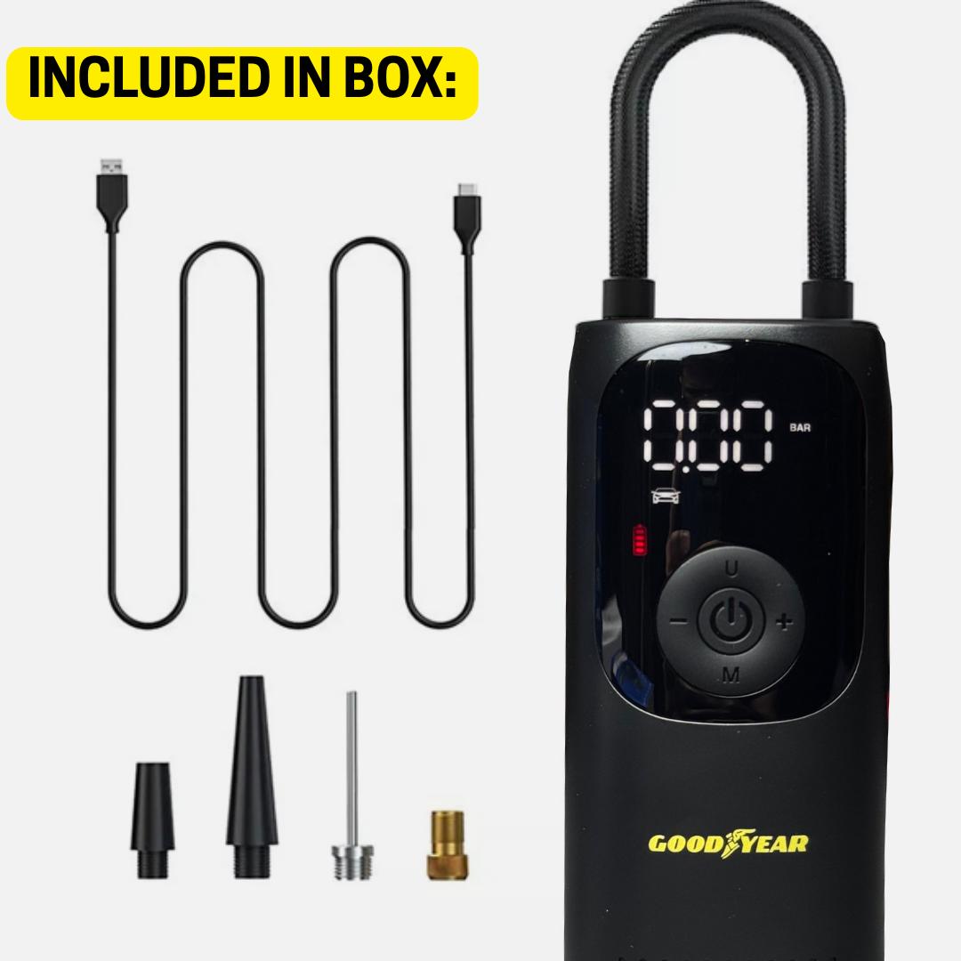 Goodyear Heavy Duty Digital Tire Inflator & Power Bank